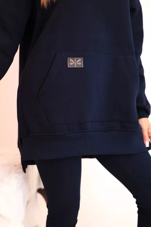 Sieviešu tumši zils saules komplekts