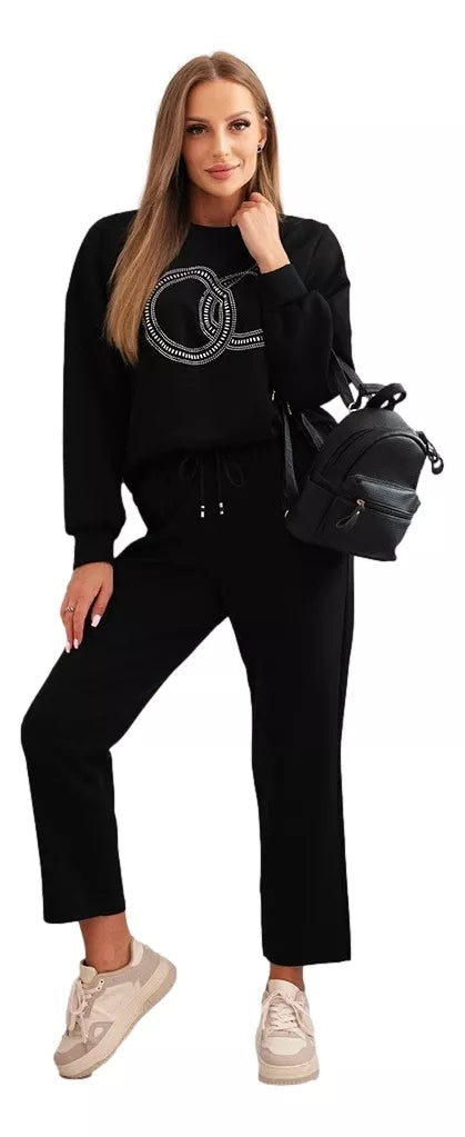 Sieviešu melns komplekts Ring