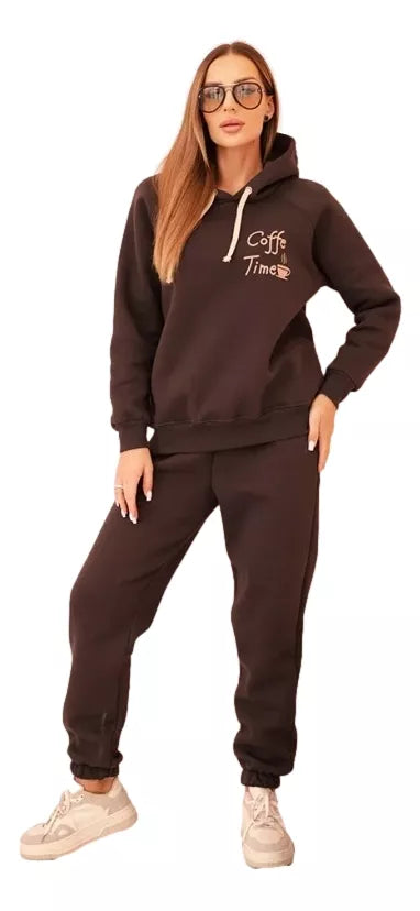 Sieviešu brūns komplekts Coffe