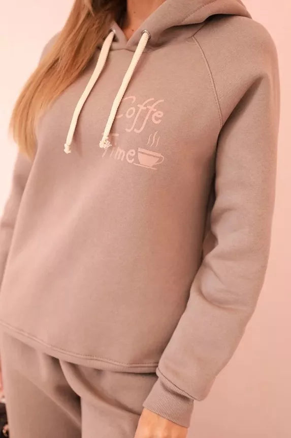 Sieviešu tumši brūns komplekts Coffe.