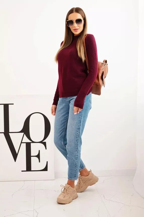 Sieviešu bordo džemperis Eden