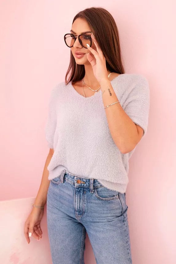 Sieviešu pelēks džemperis Mākonis