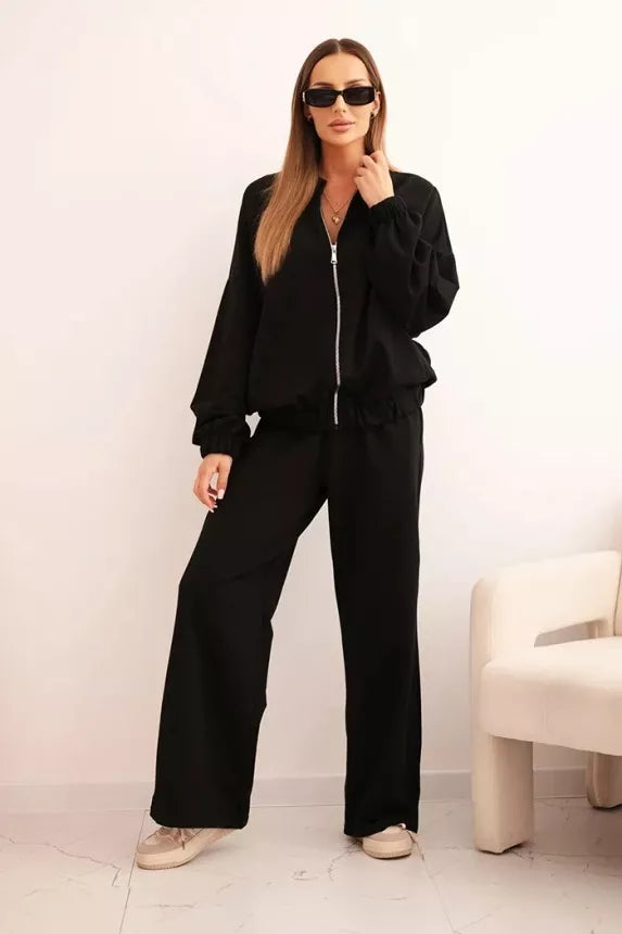 Sieviešu melns komplekts Fan