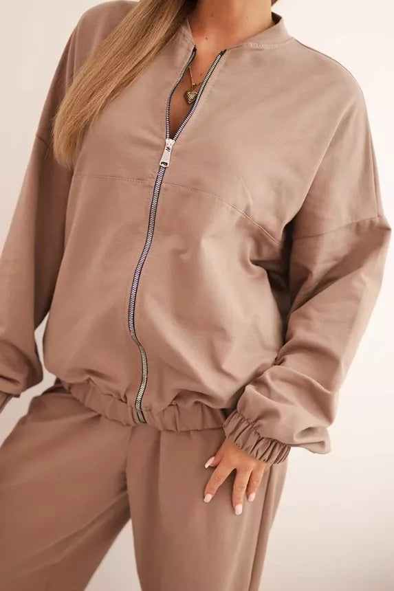 Sieviešu brūns komplekts Fan.