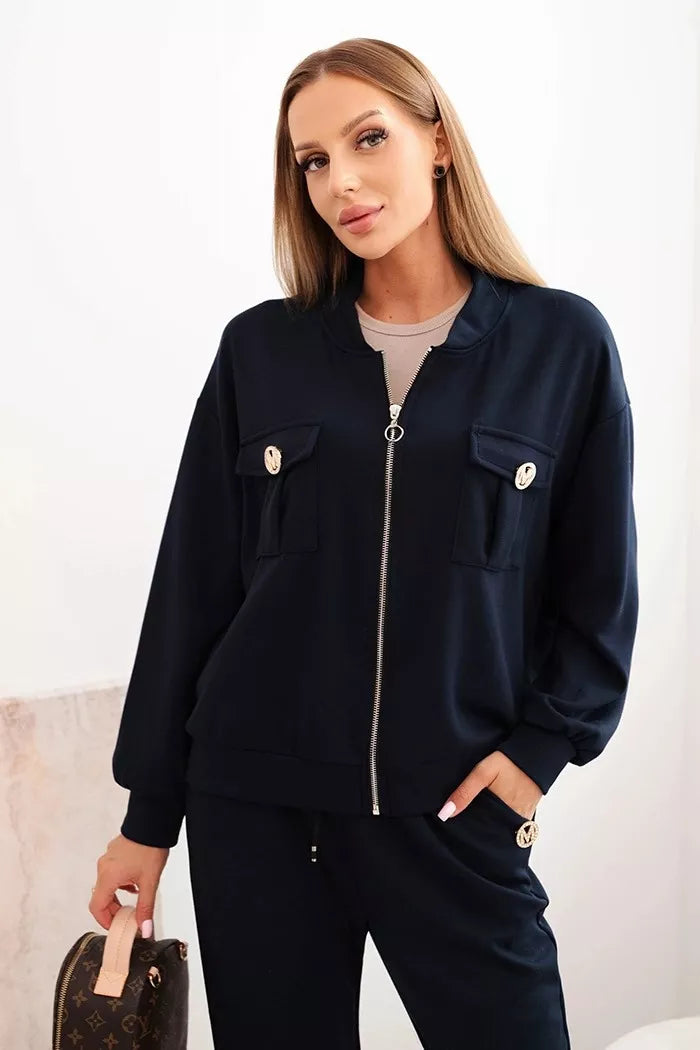 Sieviešu tumši zils komplekts Marbel