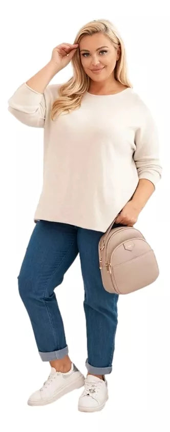 Sieviešu brūns džemperis Minos 