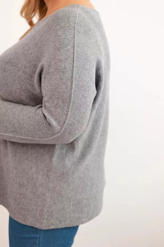 Sieviešu tumši brūns džemperis Minos 