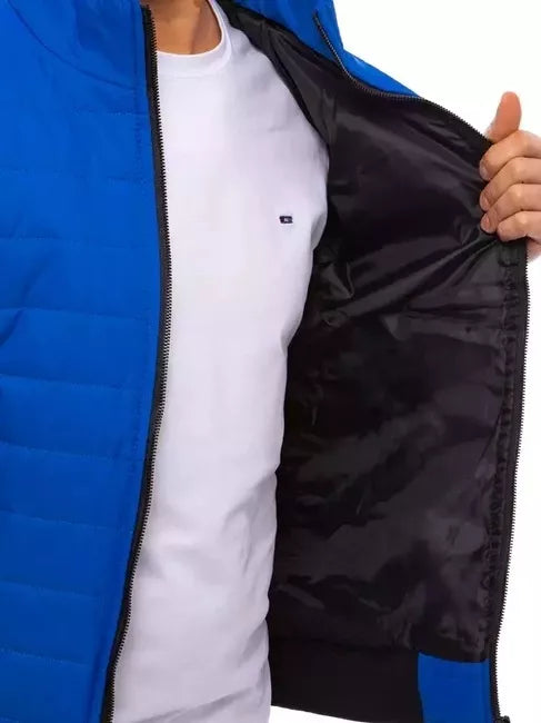 Vīriešu stepēta veste zila Lider