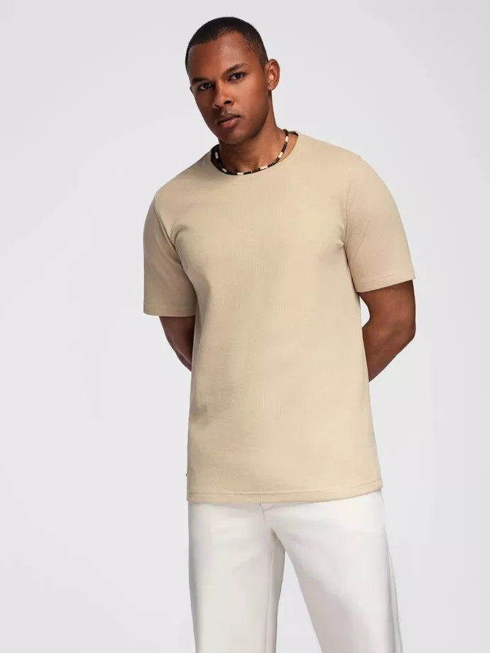 Vīriešu brūns T-krekls Saimon