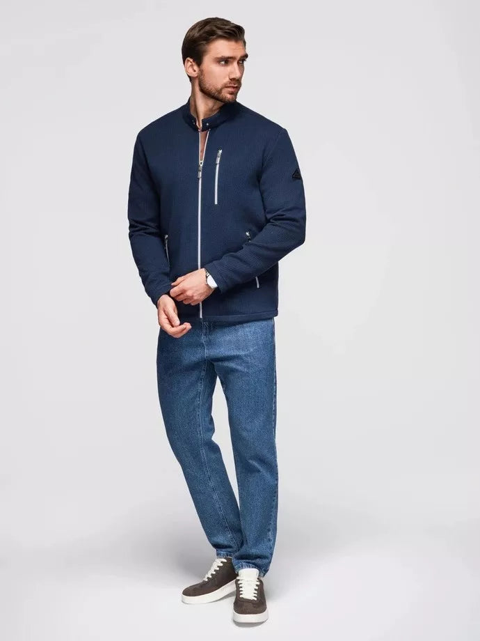 Vīriešu tumši zila jaka Aron 