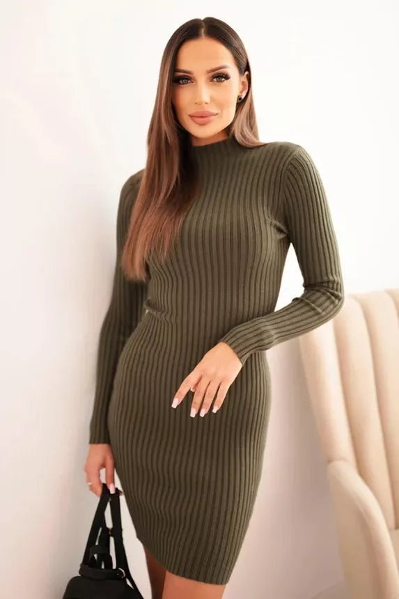 Sieviešu haki krāsas kleita Laris