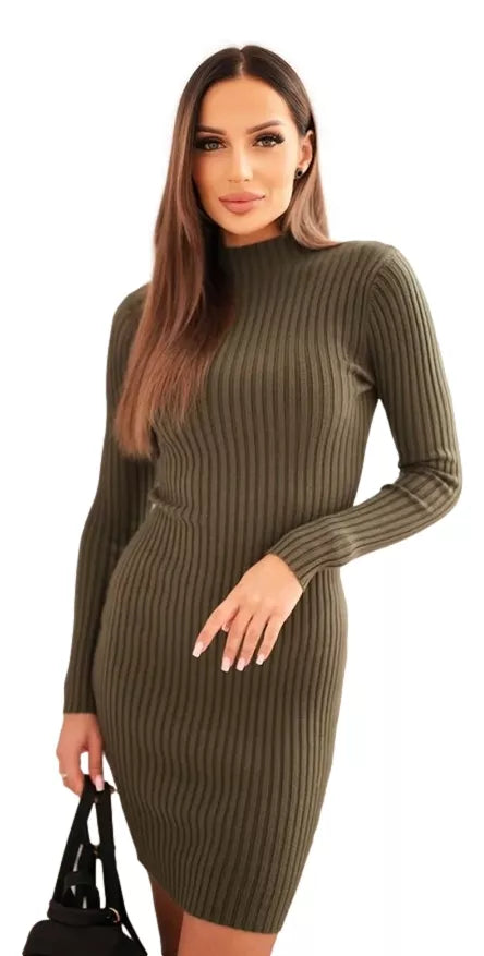 Sieviešu haki krāsas kleita Laris