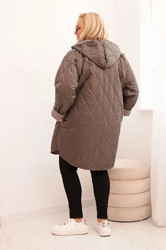 Sieviešu brūna jaka Hope