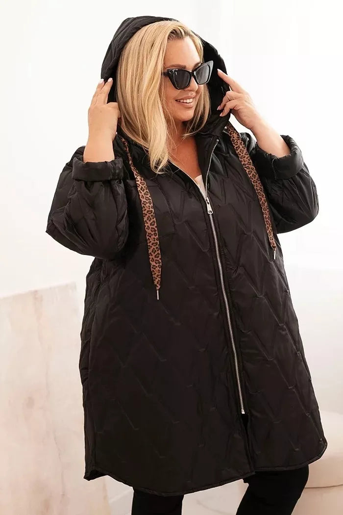 Sieviešu melna jaka Hope