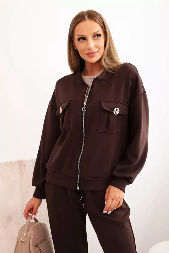 Sieviešu brūns komplekts Marbel