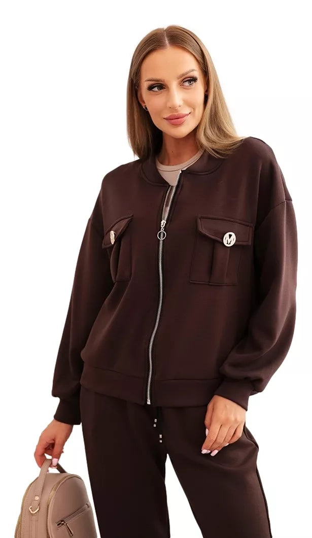 Sieviešu brūns komplekts Marbel