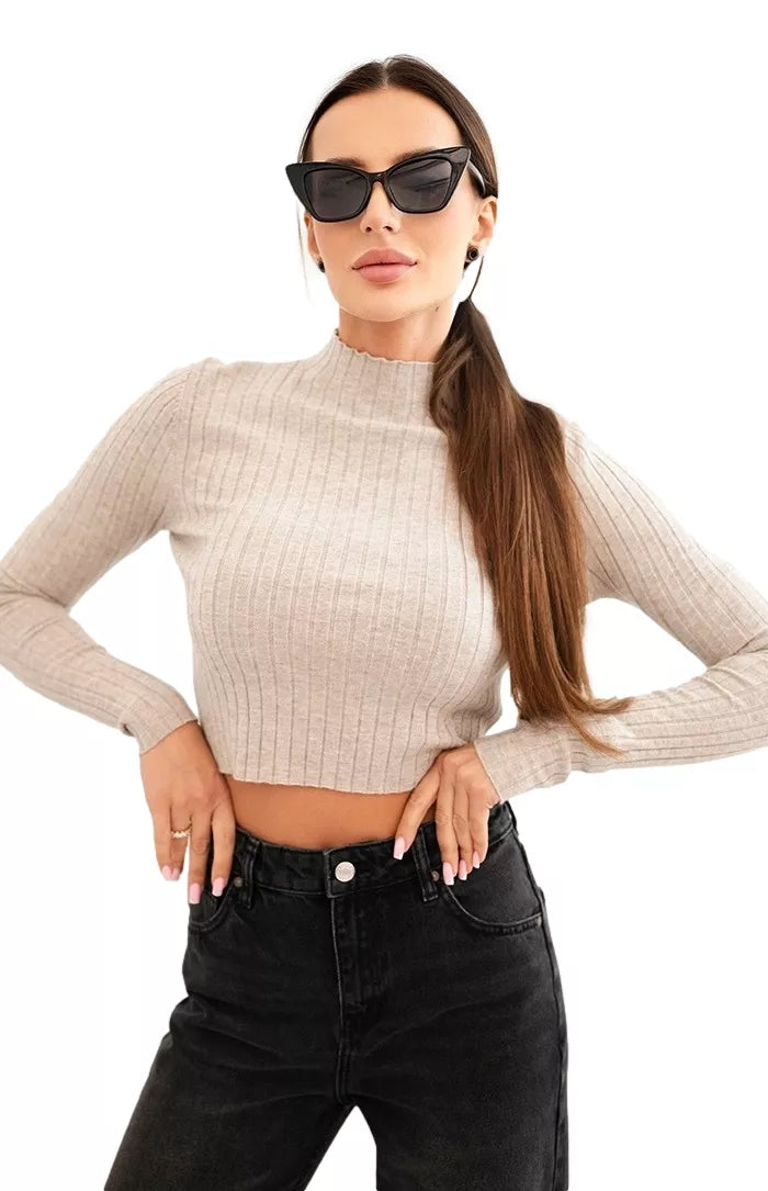 Sieviešu bēša blūze Belin