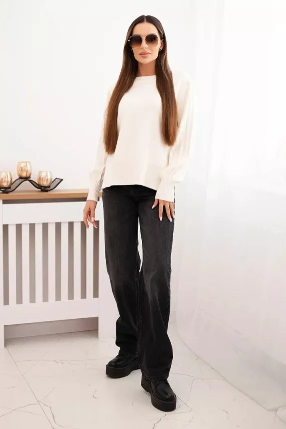 Sieviešu balts džemperis Biank