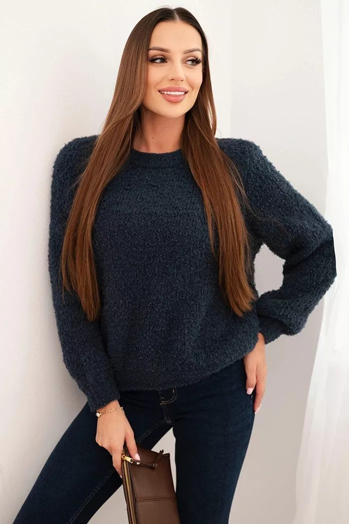 Sieviešu tumši zils džemperis Kaja