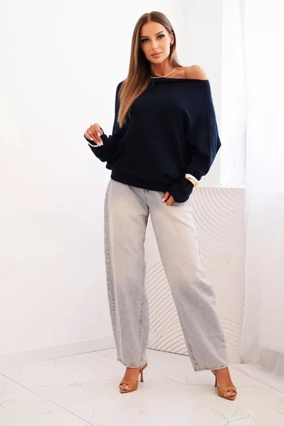 Sieviešu tumši zils džemperis Anit