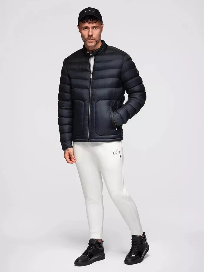 Vīriešu melna jaka Garin