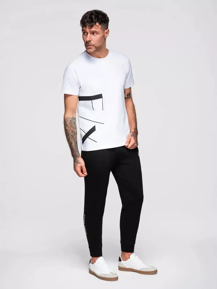 Vīriešu melnas ikdienas bikses Imek