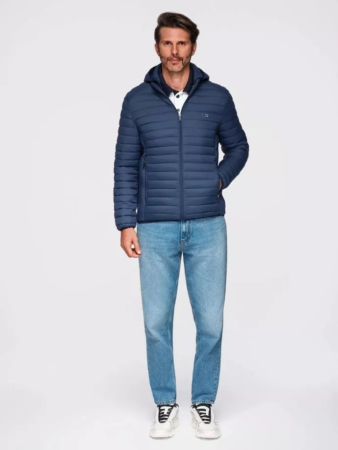 Vīriešu tumši zila Bond jaka