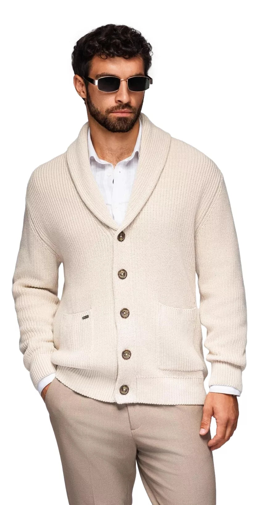 Vīriešu brūns džemperis Roy