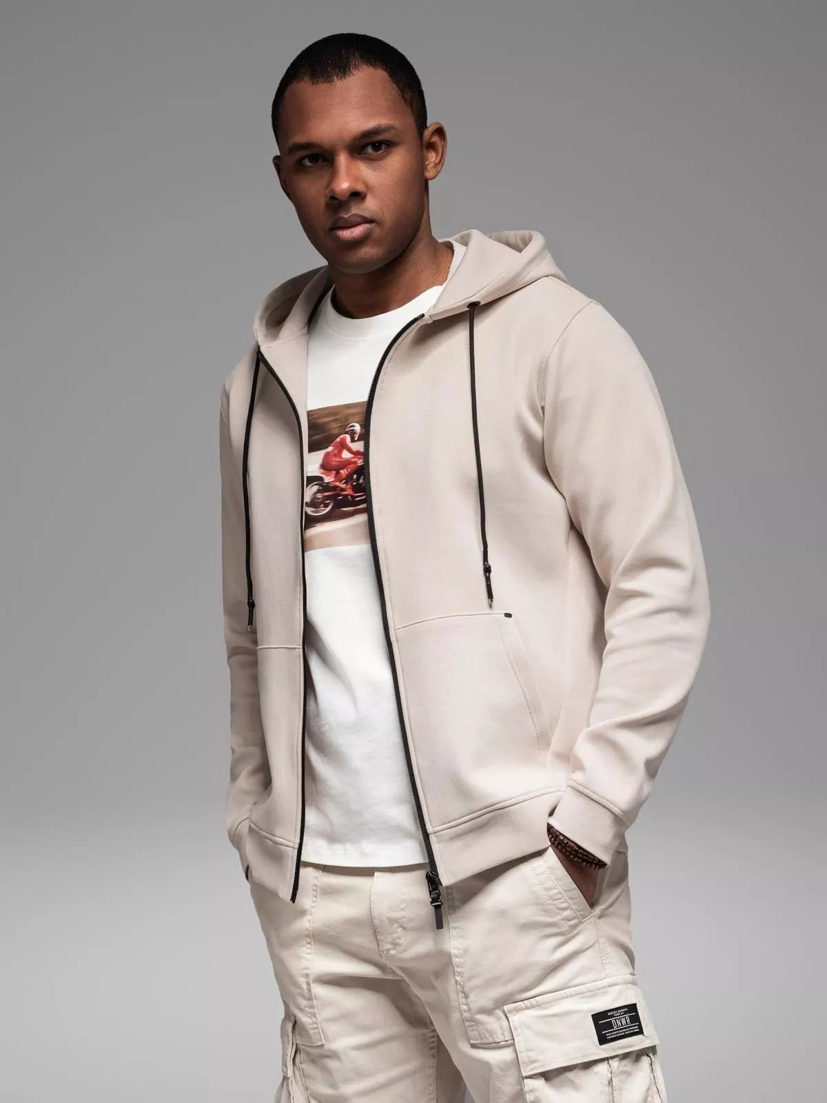 Vīriešu brūns džemperis Adal