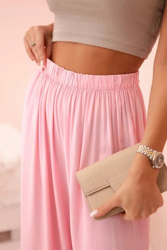 Sieviešu platas, gaiši rozā bikses Andi