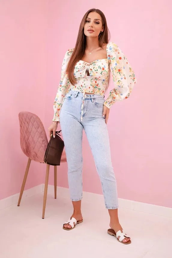 Sieviešu brūna blūze Doni