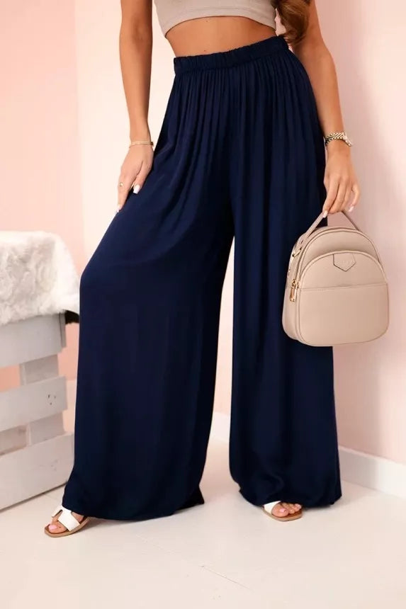 Sieviešu platas, tumši zilas bikses Andi