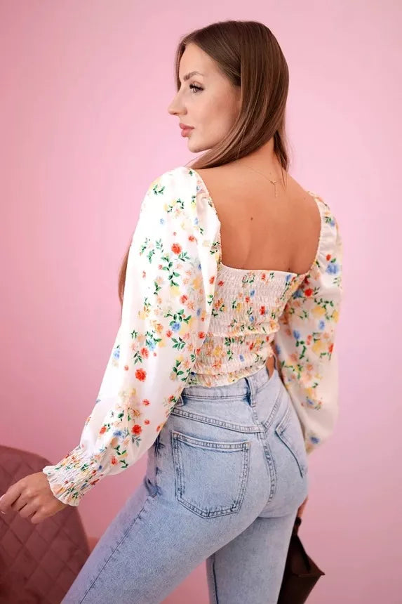 Sieviešu brūna blūze Doni