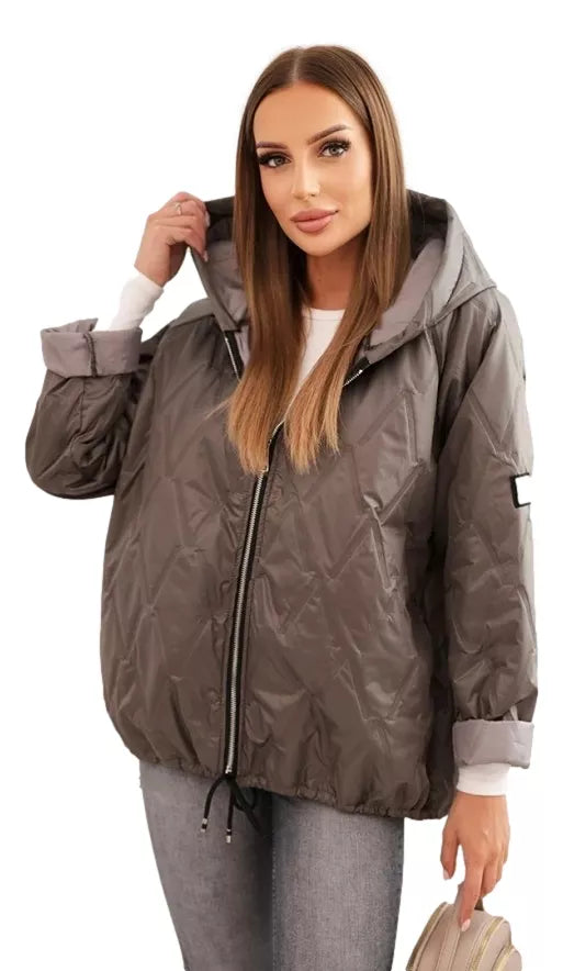 Sieviešu gaiši brūns džemperis Evelīna