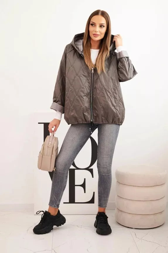 Sieviešu gaiši brūns džemperis Evelīna