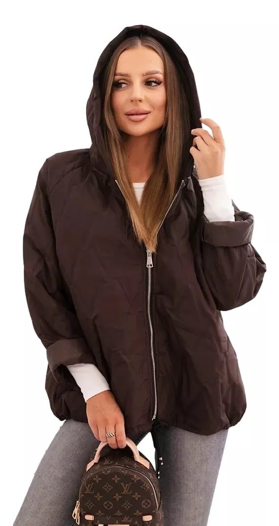 Sieviešu tumši brūns džemperis Evelīna