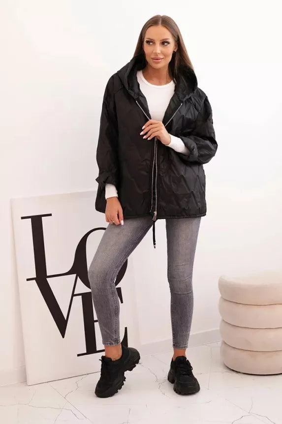 Sieviešu melns džemperis Evelīna