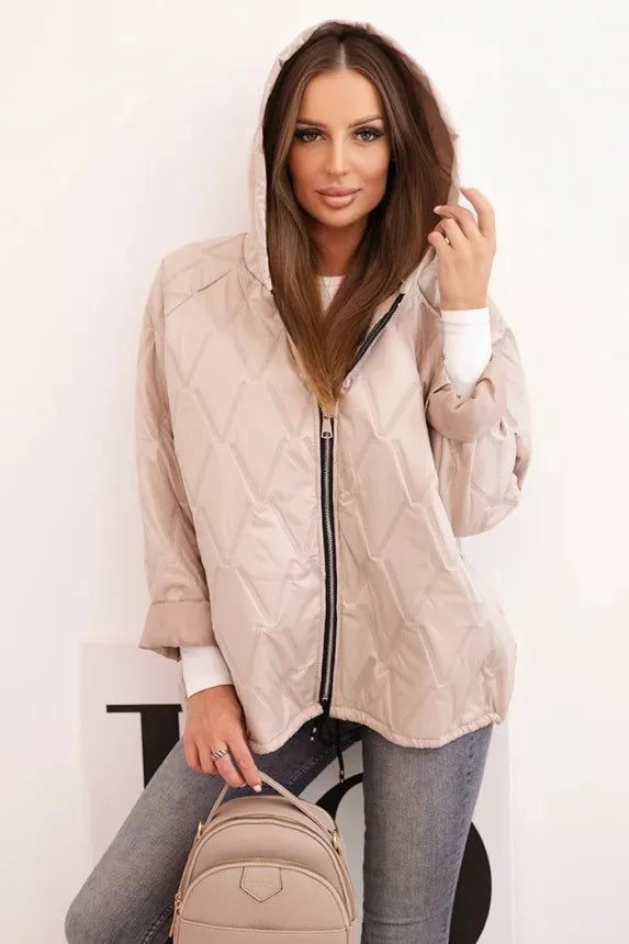 Sieviešu gaiši brūns džemperis Evelīna