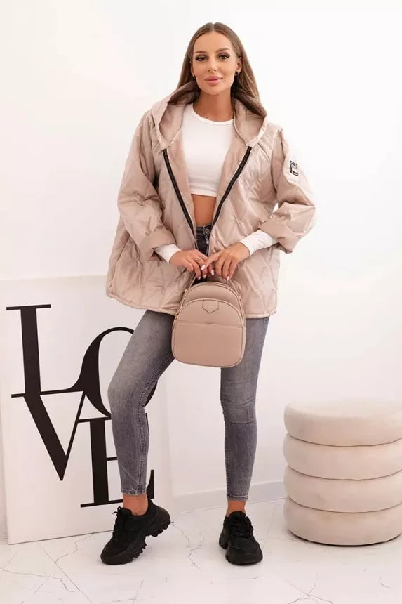 Sieviešu gaiši brūns džemperis Evelīna