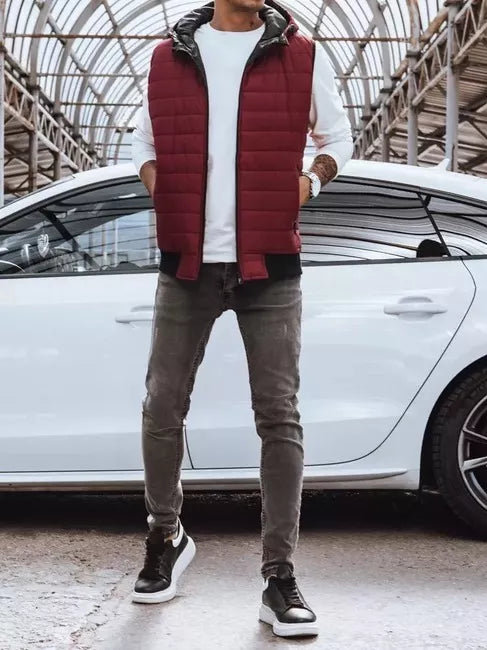 Vīriešu bordo veste Minel