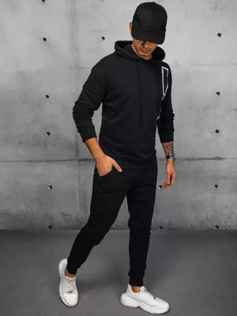 Vīriešu melns uzvalks Over