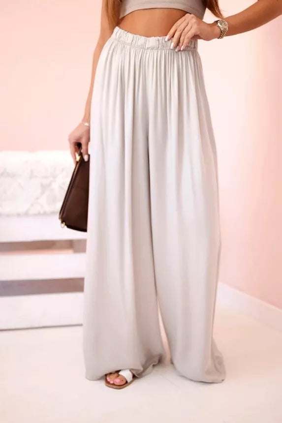 Sieviešu platas brūnas bikses Andi