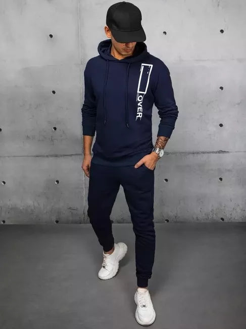 Vīriešu tumši zils uzvalks Over