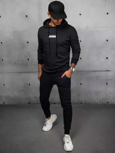 Vīriešu melns uzvalks Ramy