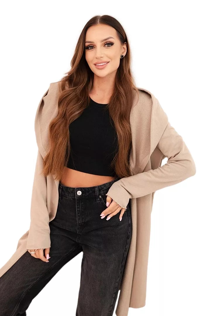 Sieviešu brūns kapučjakas krekls Alison