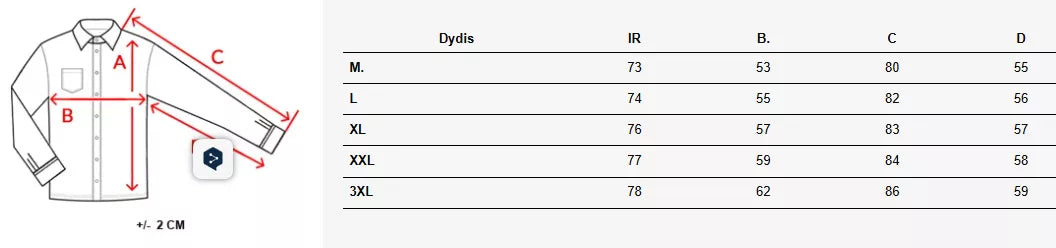 Vīriešu gaiši zils krekls Larson