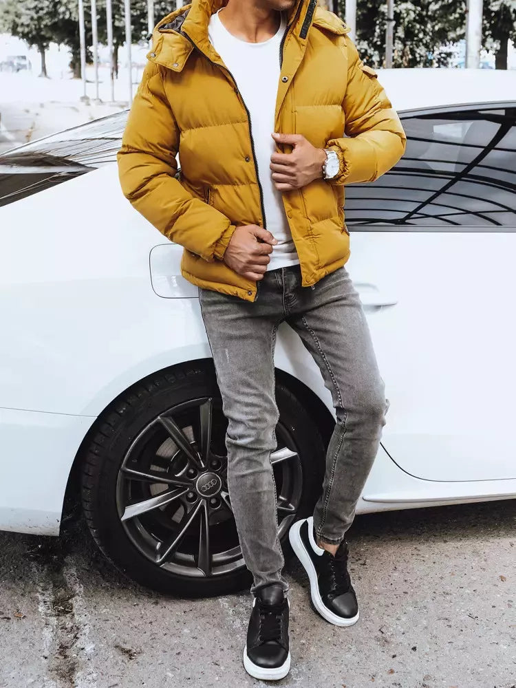 Dzeltena vīriešu jaka Kido