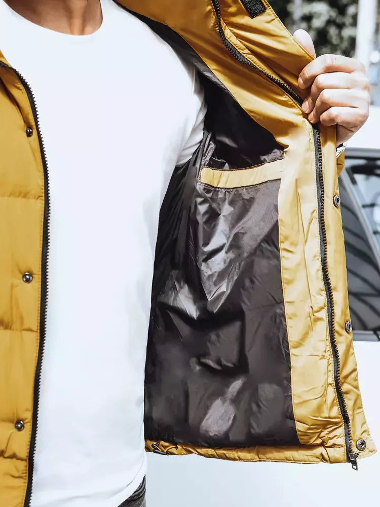 Dzeltena vīriešu jaka Kido