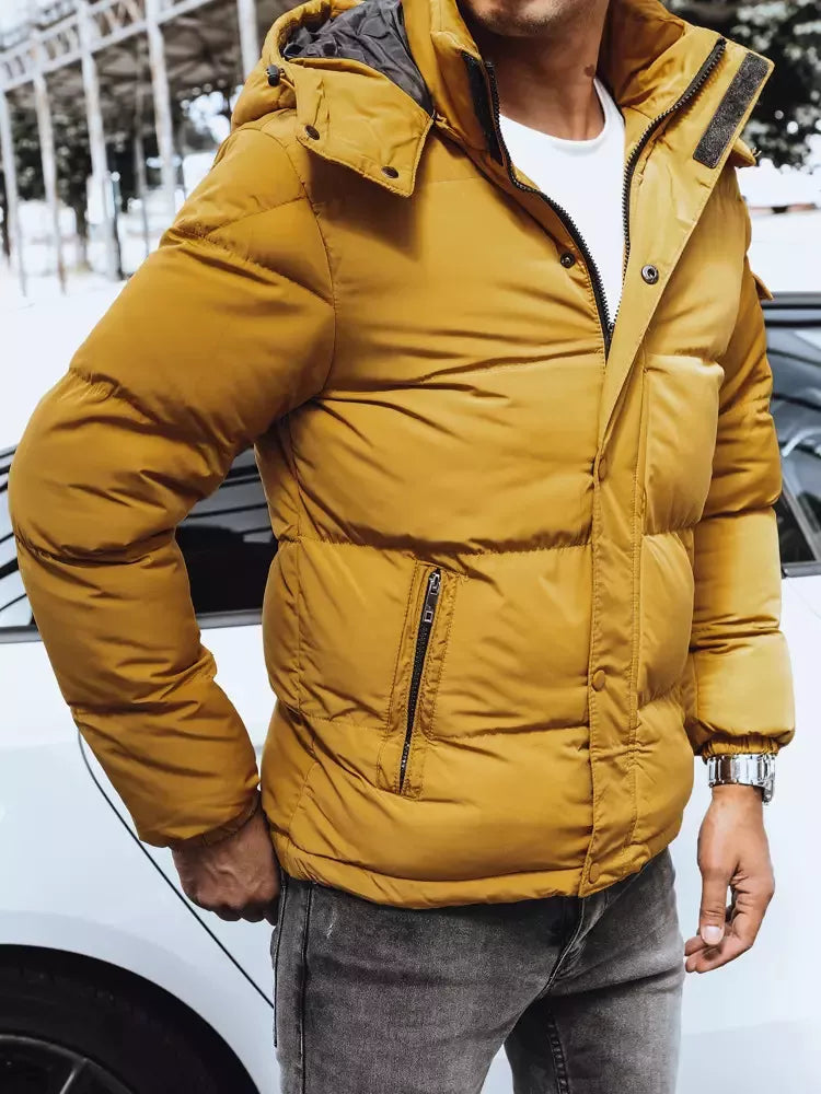 Dzeltena vīriešu jaka Kido