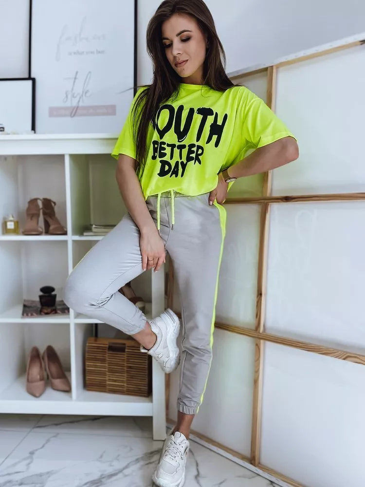 Akcija Dzeltens sieviešu komplekts YOUTH